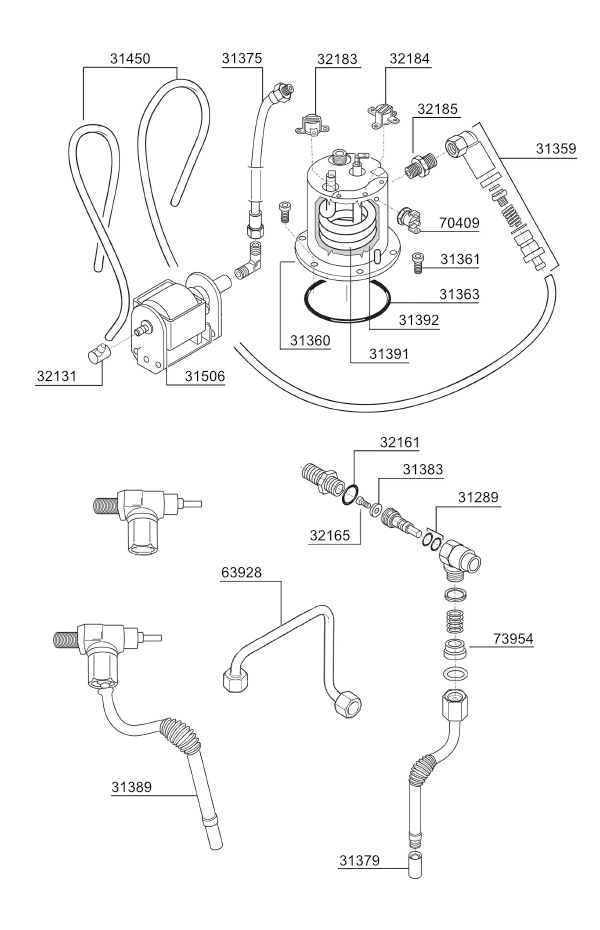 Exploded Views Rancilio Exploded Views Silvia V3 Exploded View Steam